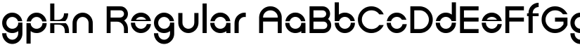 gpkn font download