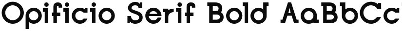 Opificio Serif Bold font