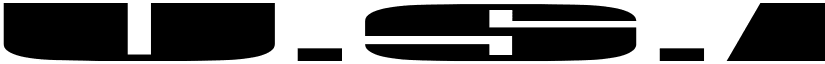 U.S.A. Expanded font