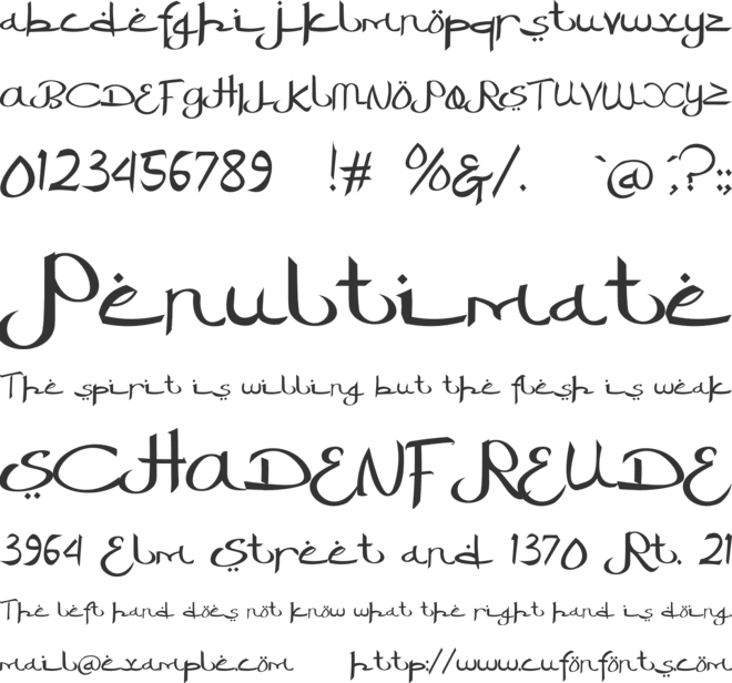 Islamic Romance font preview