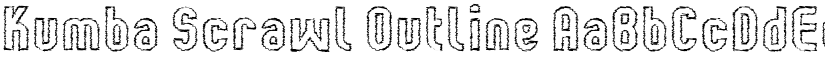 Kumba Scrawl Outline font