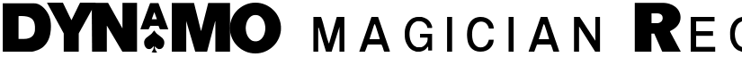 DYNAMO magician Regular font
