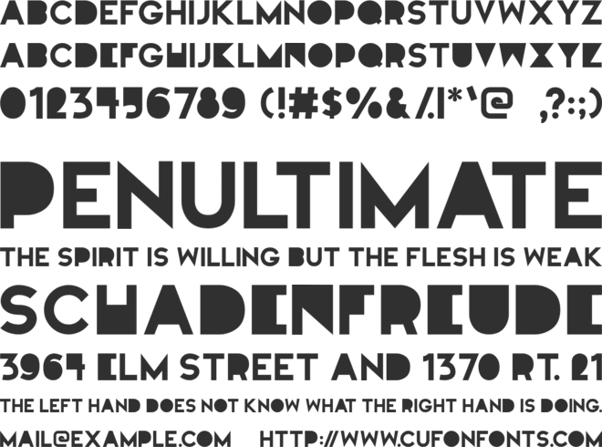 FULL Moon On Mars font preview