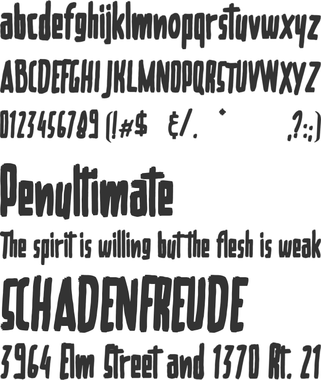BigMom font preview