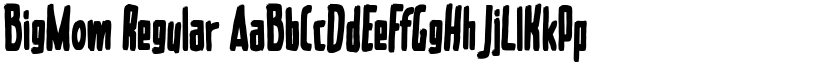 BigMom Regular font