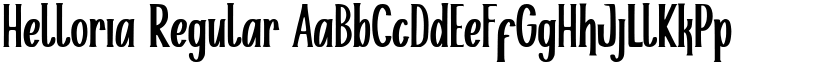 Helloria Regular font