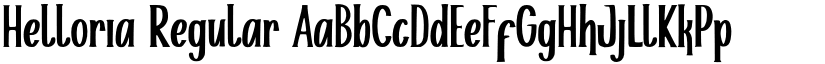 Helloria Regular font