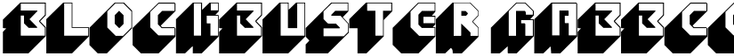 Blockbuster font