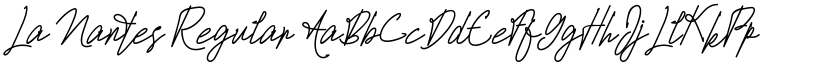 La Nantes Regular font