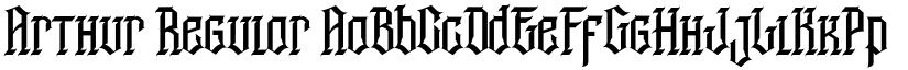 Arthur Regular font