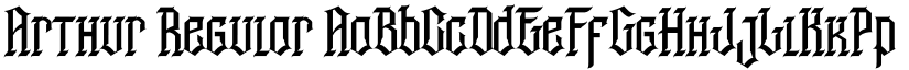 Arthur Regular font