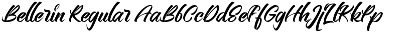 Bellerin Regular font