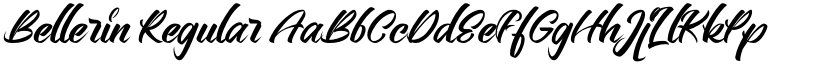 Bellerin Regular font