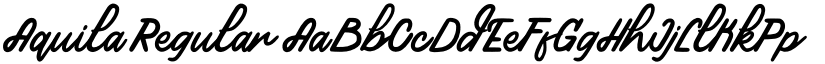 Aquila Regular font