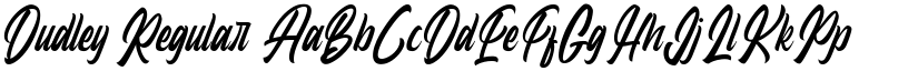 Dudley Regular font