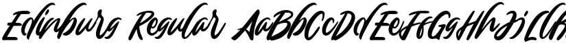 Edinburg Regular font