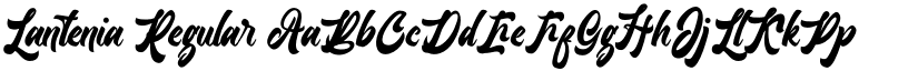 Lantenia Regular font