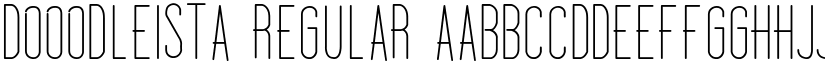 Dooodleista font download
