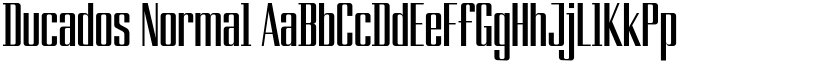 Ducados Normal font