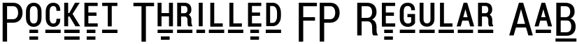 Pocket Thrilled FP Regular font