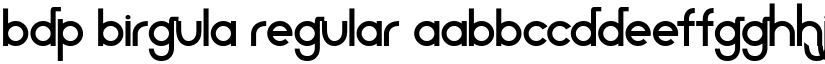 BDP Birgula Regular font