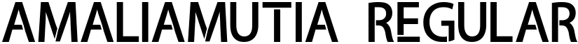 amaliamutia Regular font