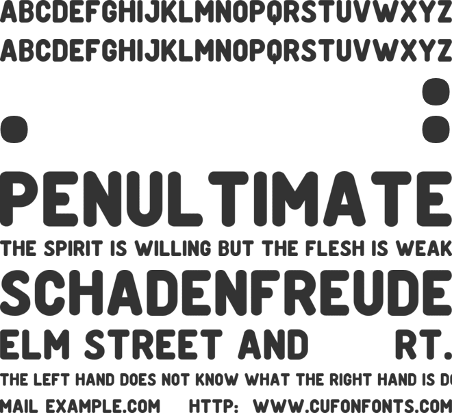 Creditverse font preview