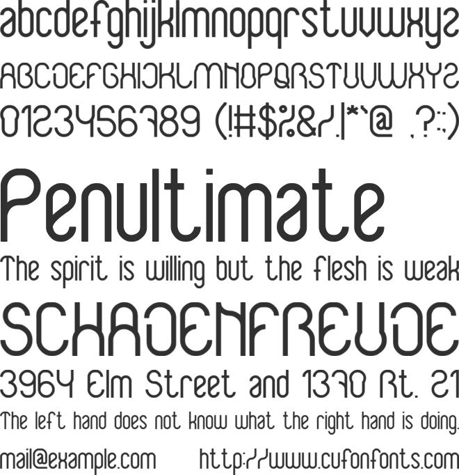 Baby Superhero font preview