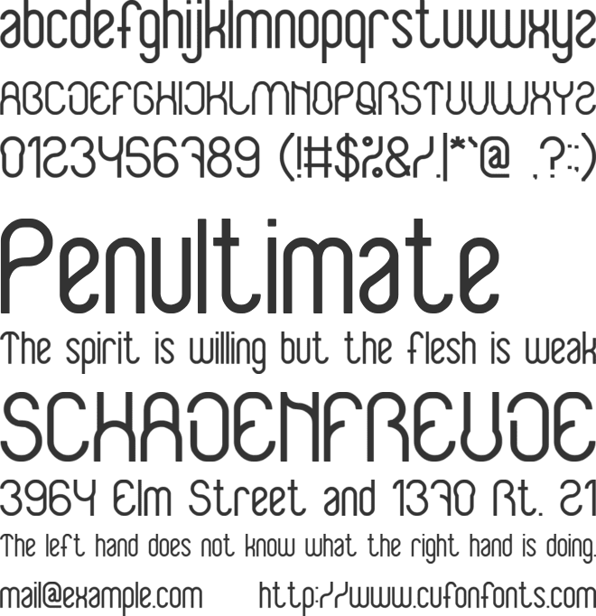 Baby Superhero font preview