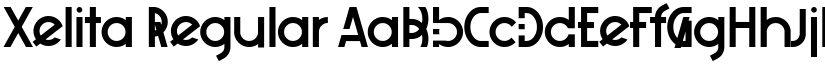 Xelita Regular font
