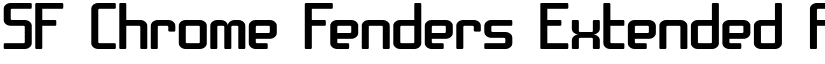 SF Chrome Fenders Extended font