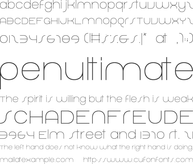 Dolphin Sans font preview