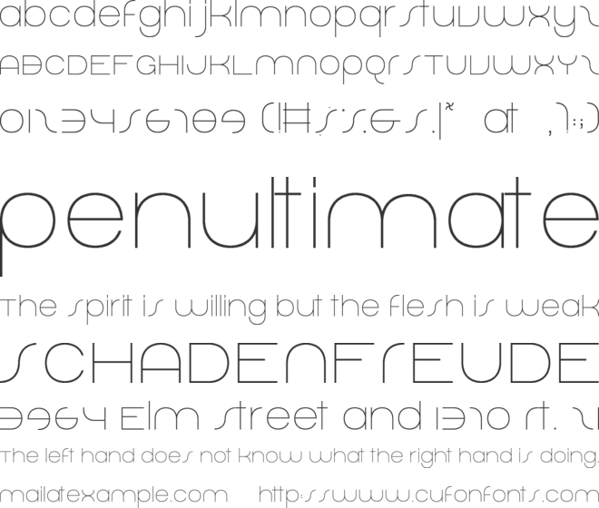 Dolphin Sans font preview