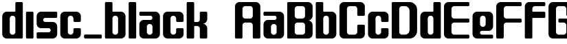disc_black font