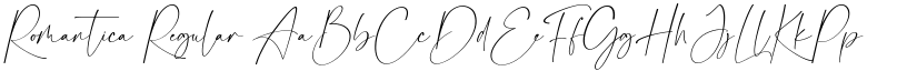 Romantica Regular font