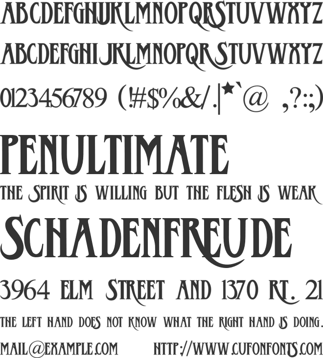 DRagonlord font preview