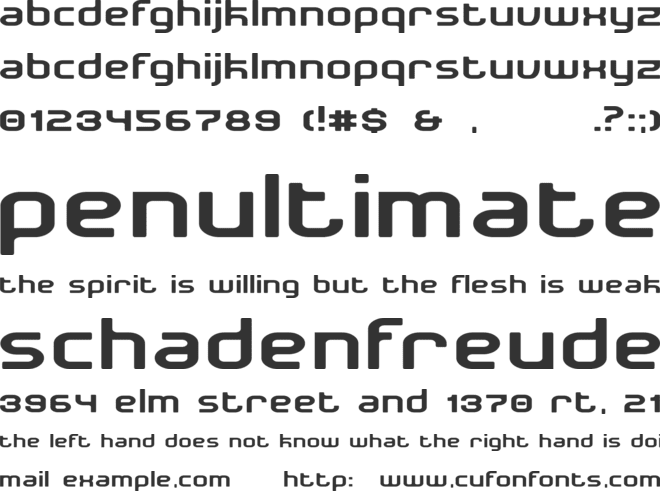 New Detroit font preview