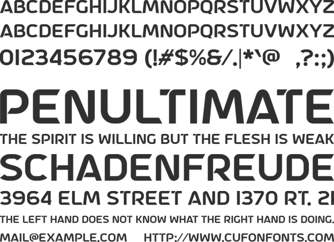 a Astro Space font preview