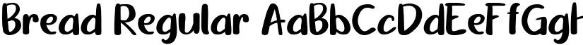 Bread Regular font