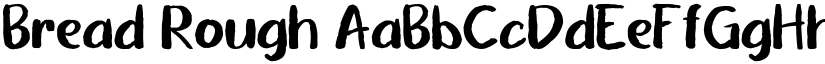Bread Rough font
