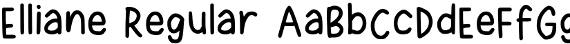 Elliane Regular font