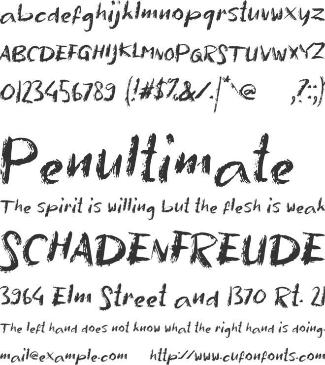 a Anekdot font preview