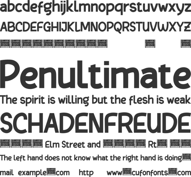 Big Dreams font preview