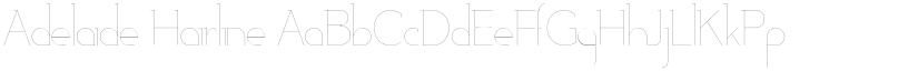 Adelaide Hairline font
