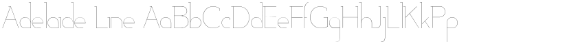 Adelaide Line font