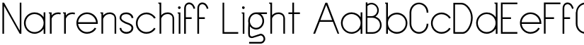 Narrenschiff Light font