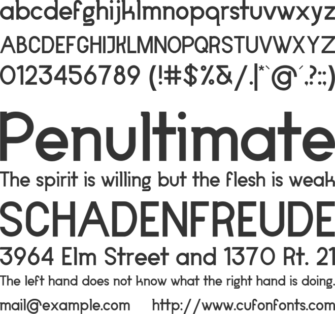 Narrenschiff font preview