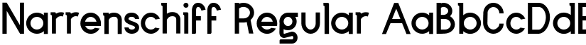 Narrenschiff Regular font