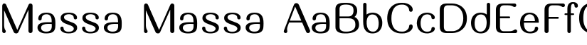 Massa Massa font