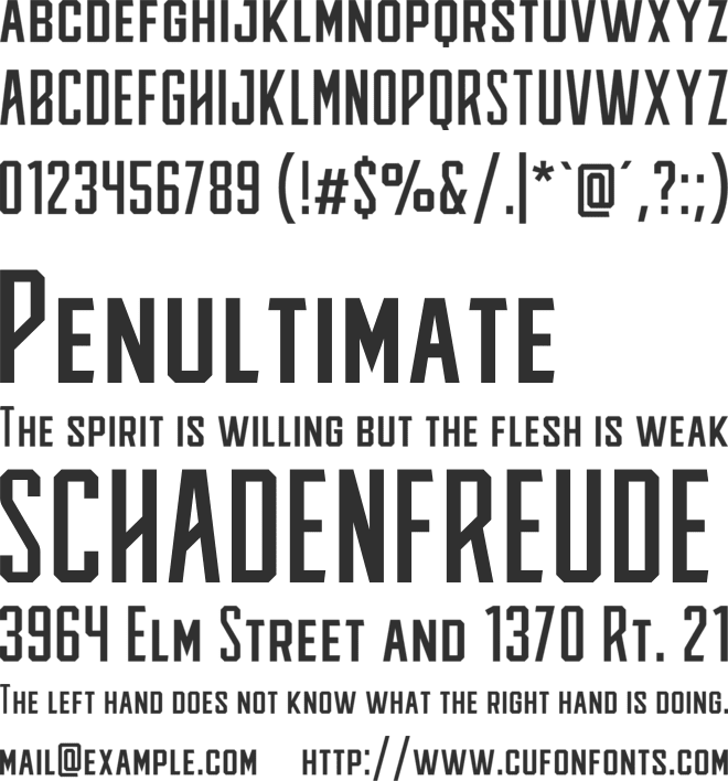 Knucklehead FREE font preview